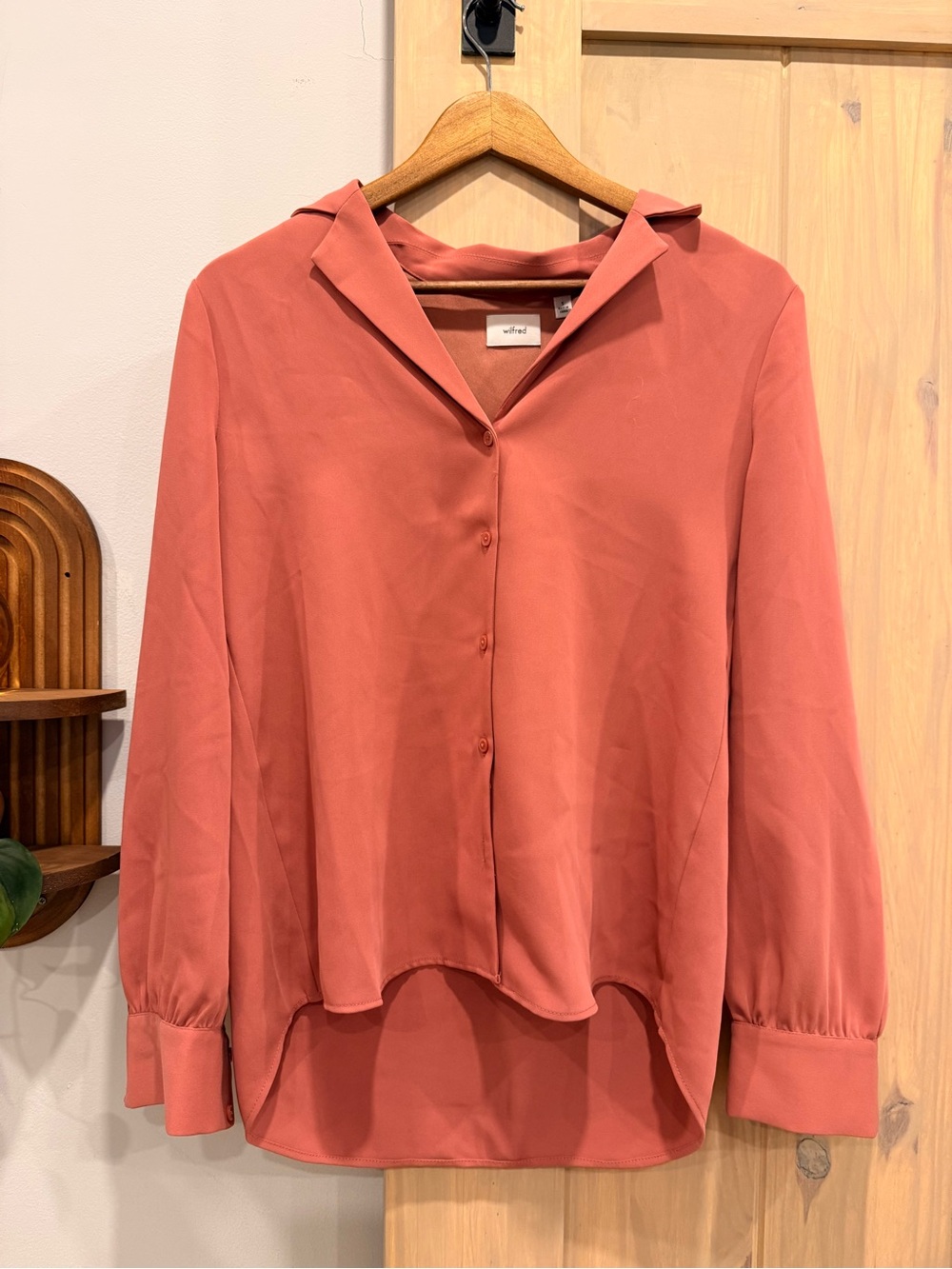 Wilfred Coral Button-Down Shirt